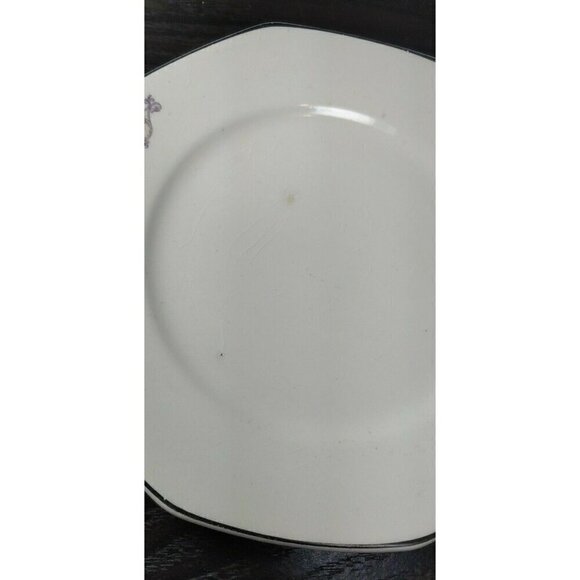 Homer Laughlin White Octagon Shaped Dinnerware Food Serving Plates Lot Of 3 - Picture 8 of 9